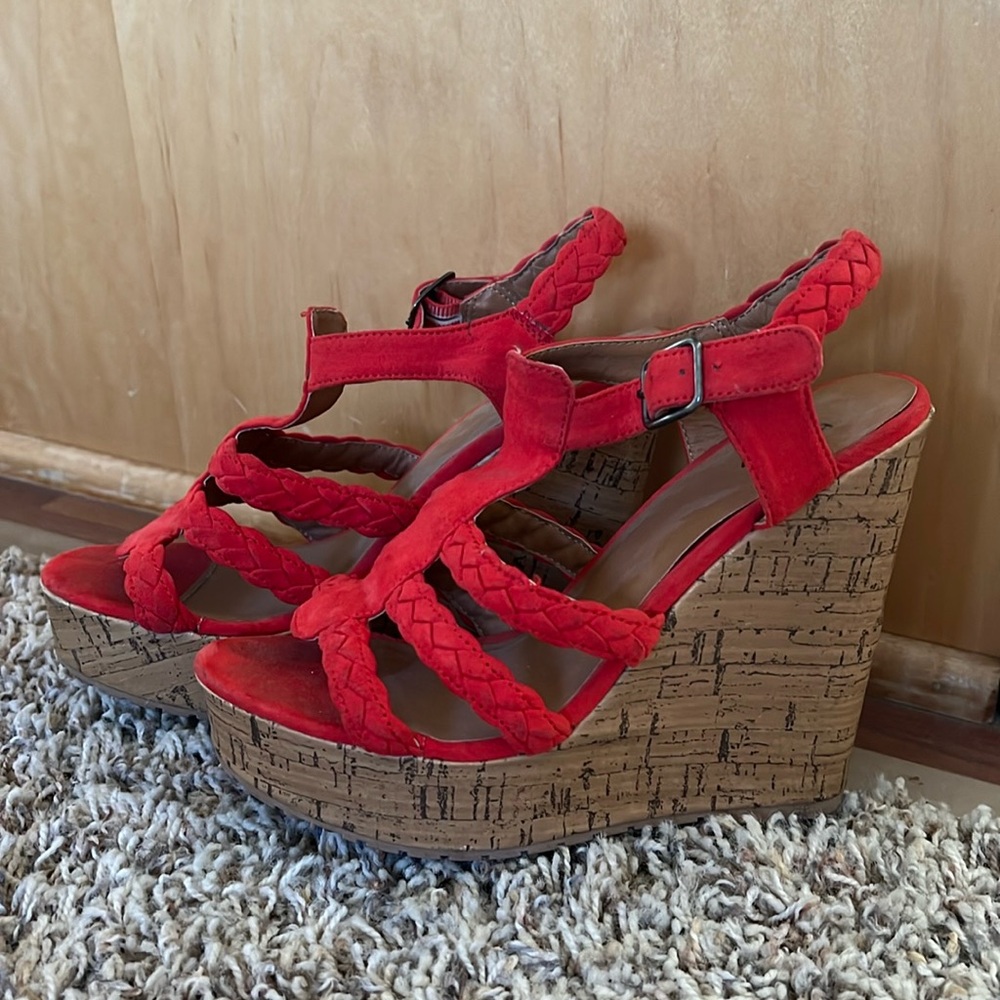 Red wedges